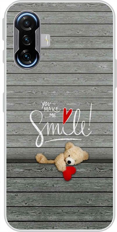 Wellcase Back Cover for Poco F3 GT  (Multicolor, Dual Protection, Silicon, Pack of: 1)
