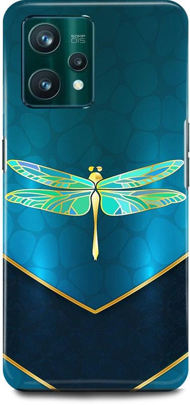 play fast Back Cover for OPPO A76, CPH2375 BLUE, BUTTERFLY, COLORFUL  (Green, Hard Case, Pack of: 1)