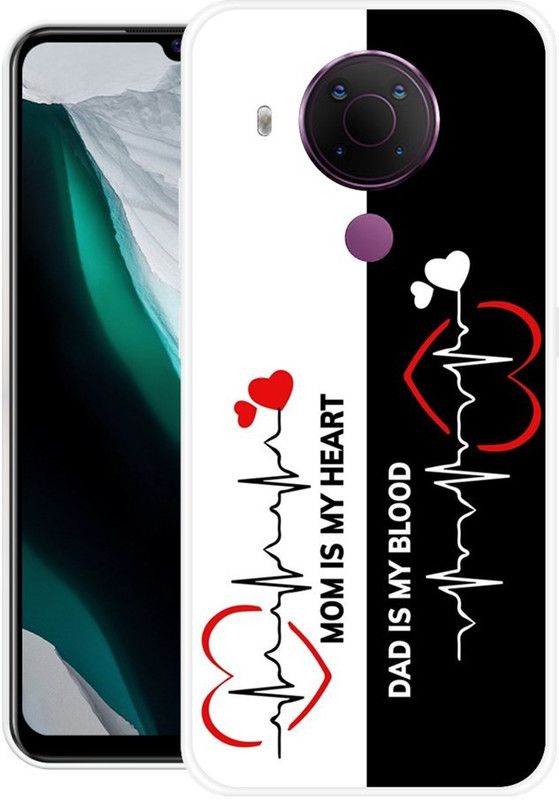 NEVYZAP Back Cover for Nokia 5.4  (Multicolor, Grip Case, Silicon, Pack of: 1)