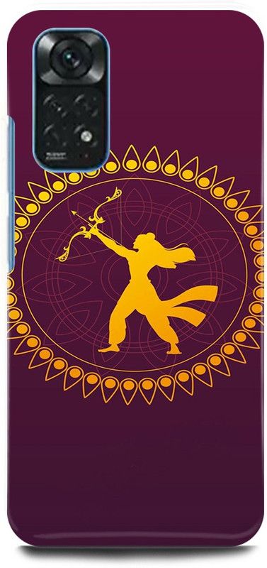play fast Back Cover for Redmi Note 11S JAI, SHREE, RAM, AYODHYA, KING  (Purple, Hard Case)