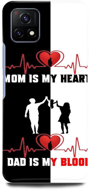 play fast Back Cover for Vivo Y72 5G, V2060 MOM, DAD, MOTHER, FATHER, MAA, PAA, LOVE  (Multicolor, Hard Case, Pack of: 1)