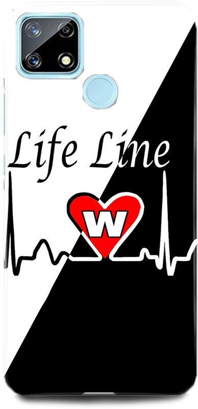 MP ARIES MOBILE COVER Back Cover for Realme Narzo 20, W,NAME,BACK,COVER,NAME,WITH,W,W,NAME,W,LETTER,W,W,Letter,W,Alphabet,  (Multicolor, Hard Case, Pack of: 1)