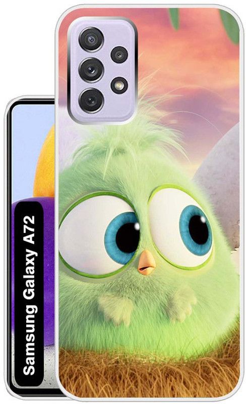 Case Club Back Cover for Samsung Galaxy A72  (Green, Grip Case, Silicon, Pack of: 1)