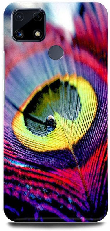 FRONK Back Cover for Realme C25s, RMX3197, PEACOCK, FEATHER, MOR, PANKH  (Multicolor, Hard Case, Pack of: 1)
