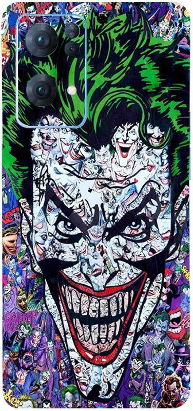 Mclaxa Joker Of Vector Mobile Back Skin, Joker Of Vector, OPPO RENO 7PRO Mobile Skin  (Joker Of Vector Skin With Super Matte Finish)