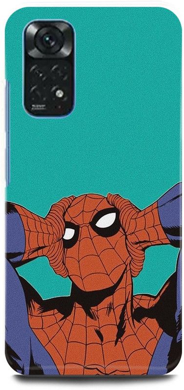 play fast Back Cover for POCO M4 Pro SPIDER, MAN, MARVEL, SUPER, HERO  (Red, Hard Case, Pack of: 1)