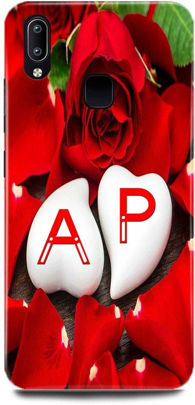MP ARIES MOBILE COVER Back Cover for Vivo Y91/Vivo 1811,A Loves P Name,A Name, P Letter, Alphabet,A Love P NAME  (Multicolor, Hard Case, Pack of: 1)