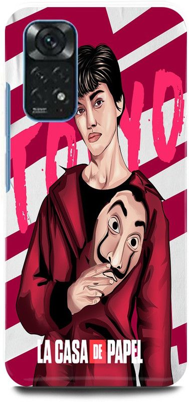 play fast Back Cover for POCO M4 Pro TOKYO, MONEY, HEIST, ACTOR  (Pink, Hard Case, Pack of: 1)