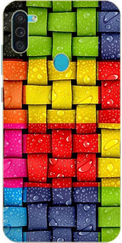 METOO Back Cover for Samsung A11, Color Box, Amazing Design back cover, Print : 103  (Multicolor, Dual Protection, Silicon, Pack of: 1)