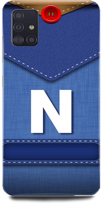 MP ARIES MOBILE COVER Back Cover for SAMSUNG Galaxy A71, N NAME BACK COVER NAME WITH N N NAME N LETTER N N Letter N Alphabet  (Multicolor, Hard Case, Pack of: 1)