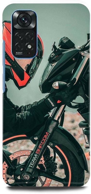 play fast Back Cover for Redmi Note 11S RIDER, BOY, BIKE, KTM, DUKE  (Black, Hard Case, Pack of: 1)