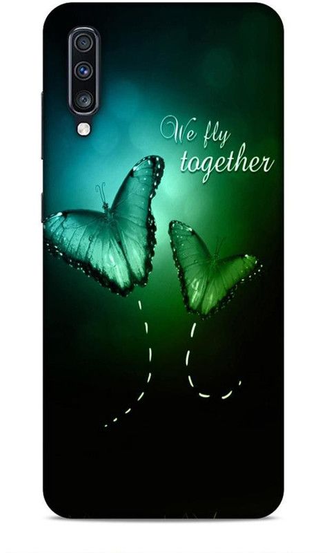 Keviv Back Cover for Samsung Galaxy A70, Samsung Galaxy A70s  (Black, Green, Hard Case)