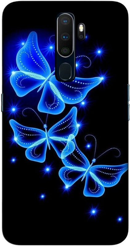 CROKIAN Back Cover for Oppo A5 2020  (Black, Blue, Hard Case)