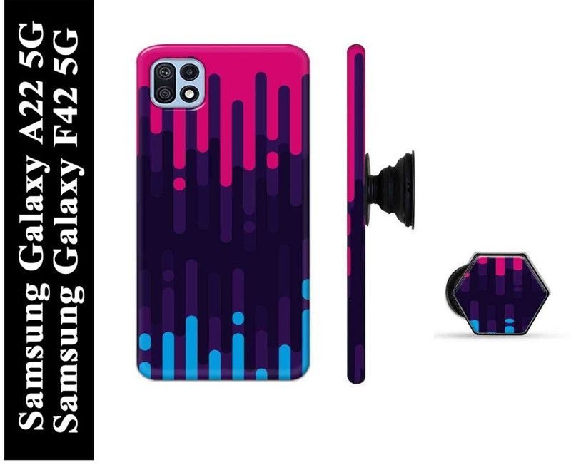 Elite Case Back Cover for Samsung Galaxy A22 5G, Samsung Galaxy F42 5G  (Multicolor, Cases with Holder, Pack of: 2)