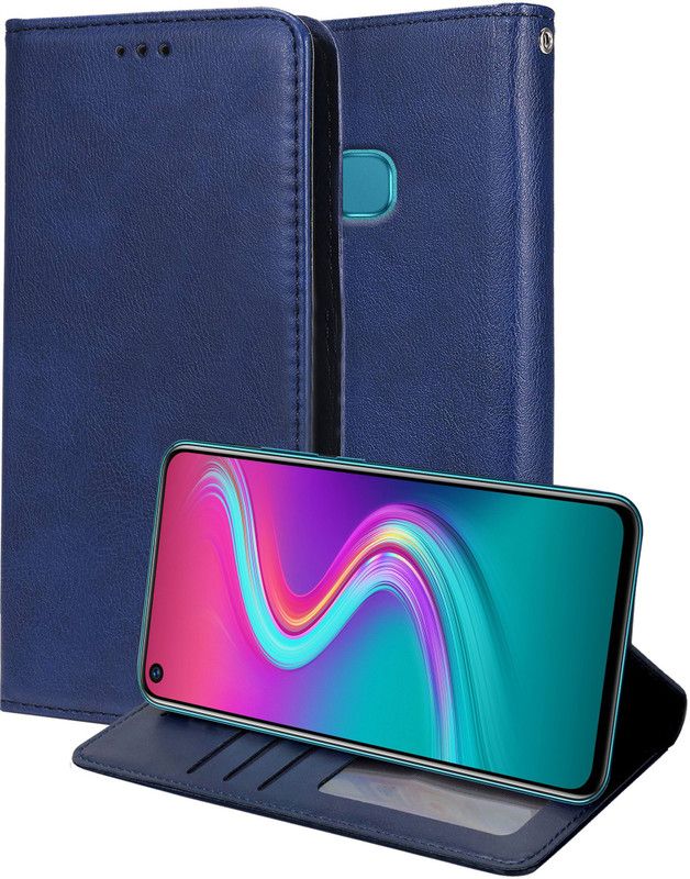 Unistuff Back Cover for Infinix S5, Infinix S5 Lite  (Blue, Dual Protection, Pack of: 1)