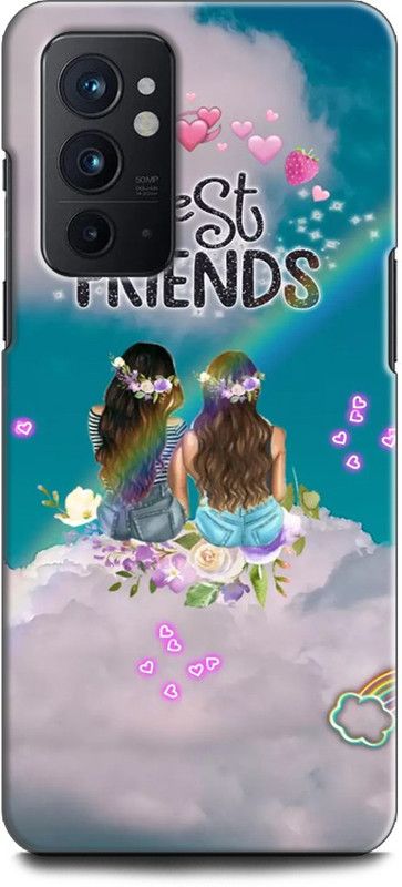 WallCraft Back Cover for OnePlus 9RT 5G FRIEND, BEST FRIENDS, FOREVER, GIRLS, TRU, SKY, LOVE  (Multicolor, Dual Protection, Pack of: 1)
