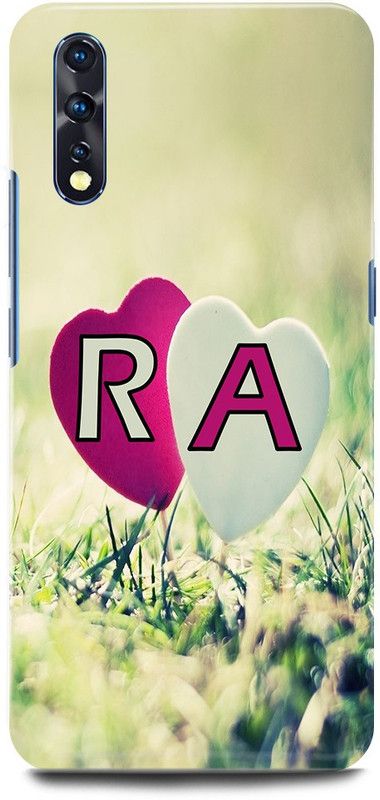 JUGGA Back Cover for vivo Z1x, 1917, R LOVES A NAME,R NAME, A LETTER, ALPHABET,R LOVE A NAME  (Green, Hard Case, Pack of: 1)
