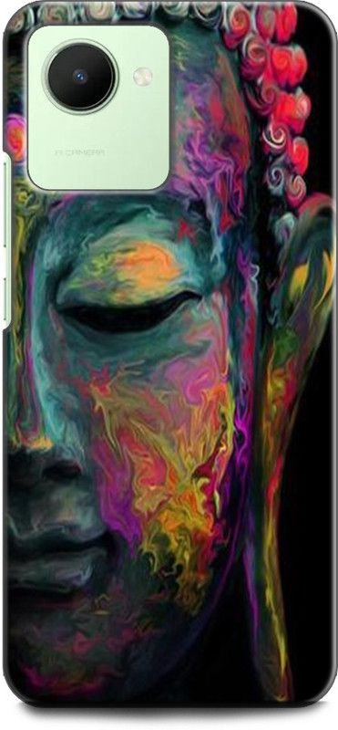 WallCraft Back Cover for Realme Narzo 50i Prime, RMX3506 GAUTAMA BUDDHA, GOD, LORD, ABSTRACT ART, PANTING  (Multicolor, Dual Protection, Pack of: 1)