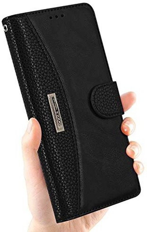 TELETEL Wallet Case Cover for Nokia 5  (Black, Cases with Holder, Pack of: 1)