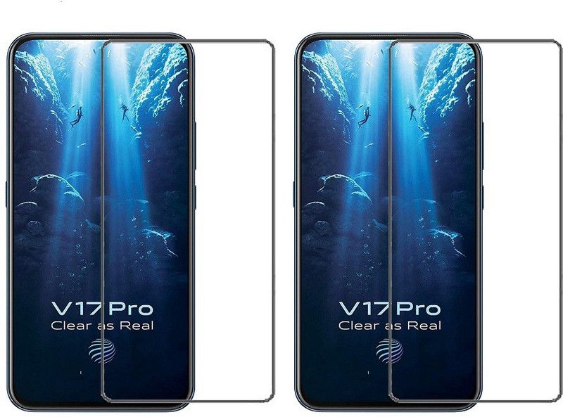 HOBBYTRONICS Tempered Glass Guard for Vivo V17 Pro, Vivo V17, Vivo V19  (Pack of 2)