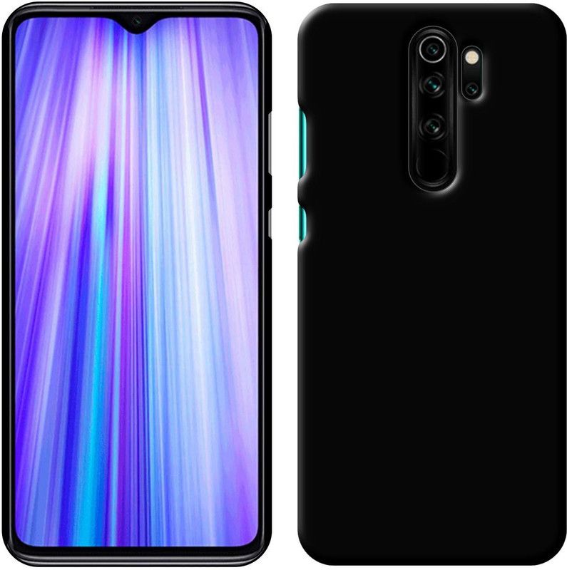 Case Designer Back Cover for Xiaomi Redmi Note 8 Pro Case Matte Rubberised Finish Hard Back Cover 360 Protection  (Black, Dual Protection, Pack of: 1)