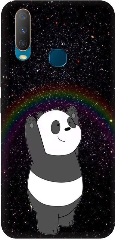 Zaplab Back Cover for Vivo Y17, 1902, Panda Printed  (Multicolor, Hard Case, Pack of: 1)