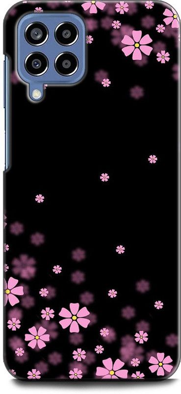 WallCraft Back Cover for SAMSUNG Galaxy M33 5G PINK FLOWERS, BLACK, NATURE, ABSTRACT, TEXTURE  (Multicolor, Dual Protection, Pack of: 1)