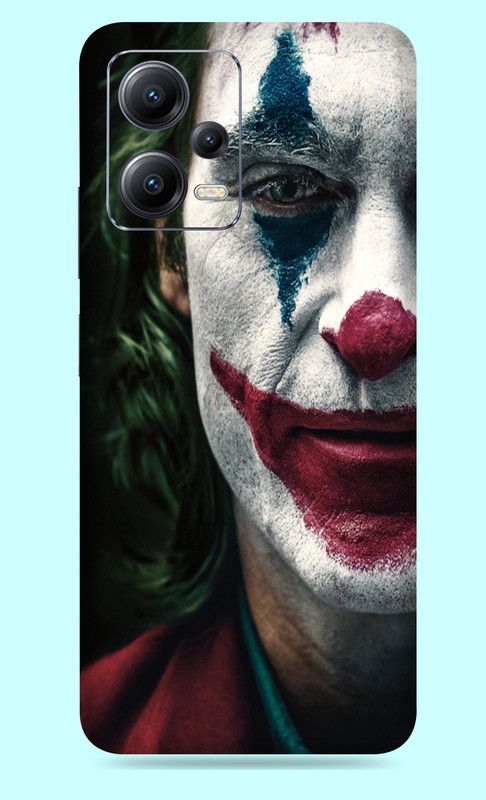 WeCre8 Skin's Xiaomi Redmi Note 12 5G Mobile Skin  (Half Joker Multicolor Mobile Skin)