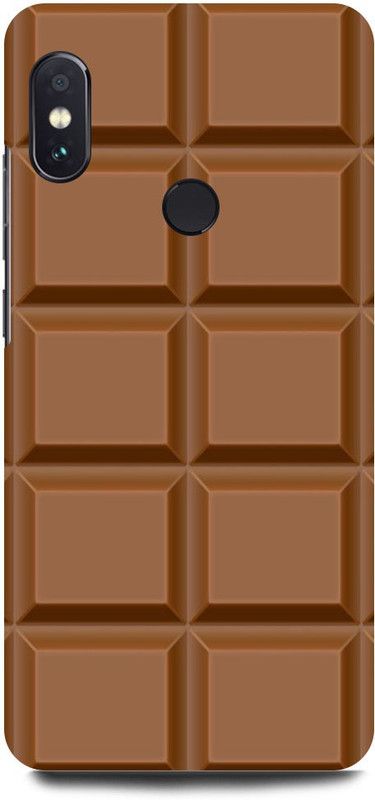 FUGGA Back Cover for Mi A2, MZB6437IN, CHOCOLATE, PHONE, SNEAK, FOOD  (Multicolor, Hard Case, Pack of: 1)