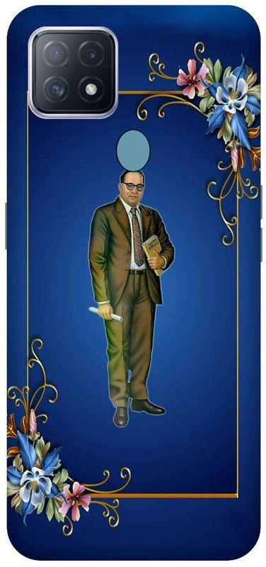 KARJUN Back Cover for OPPO A15, Baba-Bhim Printed  (Multicolor, Hard Case, Pack of: 1)