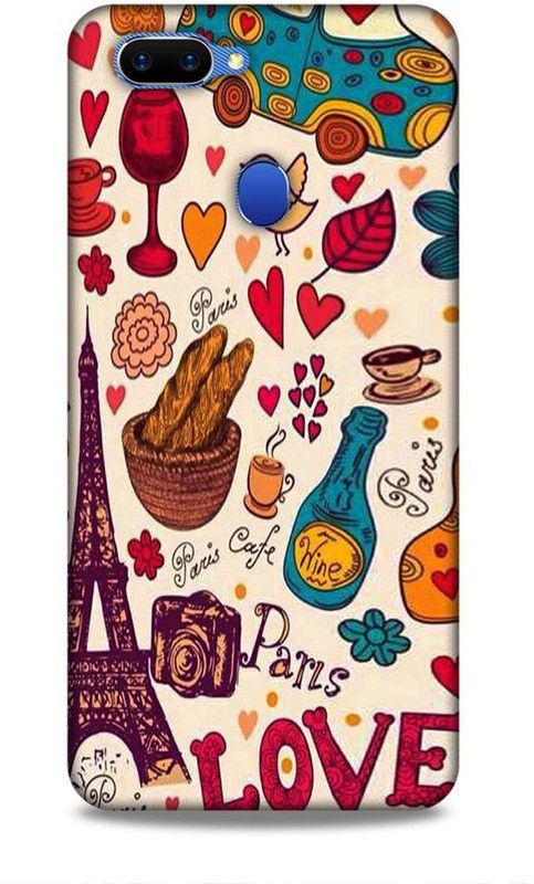 CLEOK Back Cover for Oppo A5  (Multicolor, Pack of: 1)