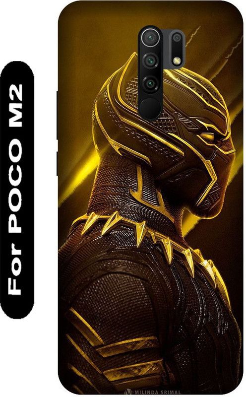 SSMORYA Back Cover for POCO M2 ,Black Panther Printed Mobile case cover  (Multicolor, 3D Case, Pack of: 1)