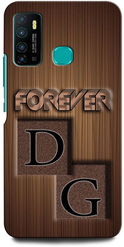 INTELLIZE Back Cover for Infinix Hot 9 DG, D LOVE G, G LOVE D, D LETTER, G LETTER, DG NAME  (Multicolor, Hard Case, Pack of: 1)