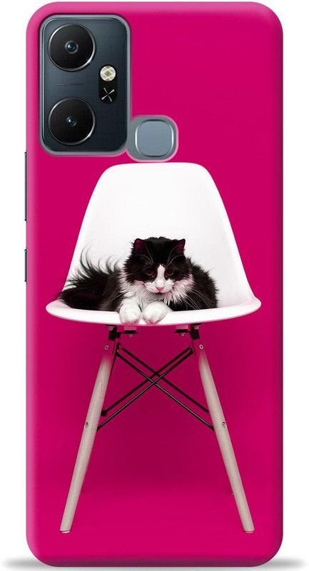 Crafter Back Cover for Infinix Smart 6 Plus  (Pink, Shock Proof, Pack of: 1)