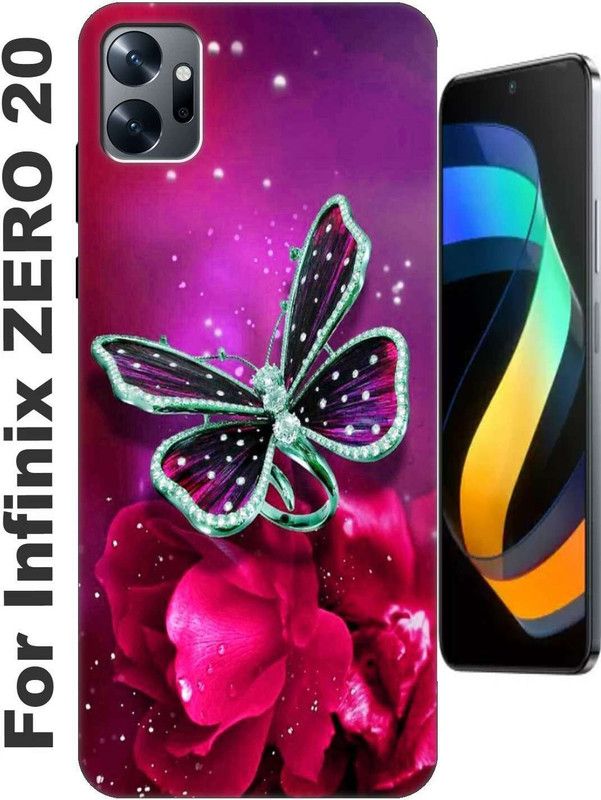 YorktoSis Back Cover for Infinix Zero 20 2579  (Blue, Dual Protection, Silicon, Pack of: 1)