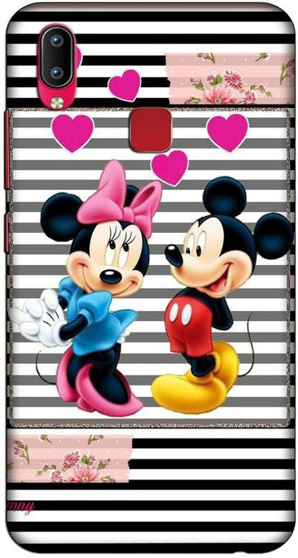 CROKIAN Back Cover for Vivo Y95 Micky minni mouse Back Cover  (Multicolor, Hard Case, Pack of: 1)
