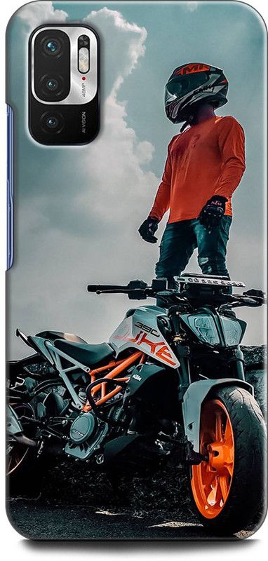 Afterglow Back Cover for Redmi Note 10T 5G DUKE, KTM, BIKE, RACER, DUCK LOVE, BIKER  (Multicolor, Shock Proof, Pack of: 1)