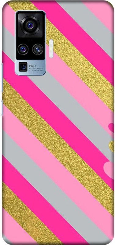 PNBEE Back Cover for Vivo X50 Pro, Vivo V2005A - Lining Print  (Multicolor, Hard Case)