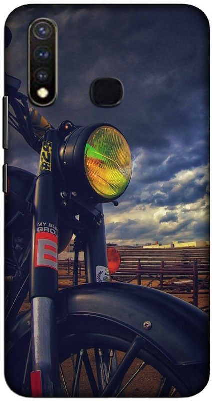 CROKIAN Back Cover for Vivo Y19 Bullet bike Back Cover  (Multicolor, Hard Case, Pack of: 1)