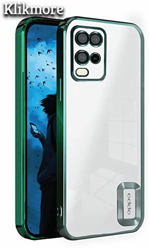 Klikmore Back Cover for OPPO A54  (Green, Flexible, Pack of: 1)