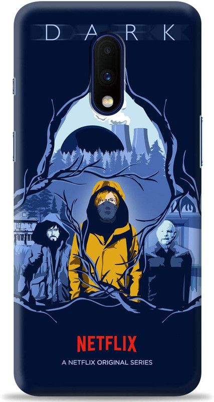 Swagr Back Cover for OnePlus 7  (Blue, Shock Proof)