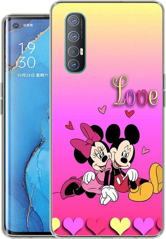 mobom Back Cover for Oppo Reno 3 Pro  (Multicolor, Dual Protection, Silicon, Pack of: 1)