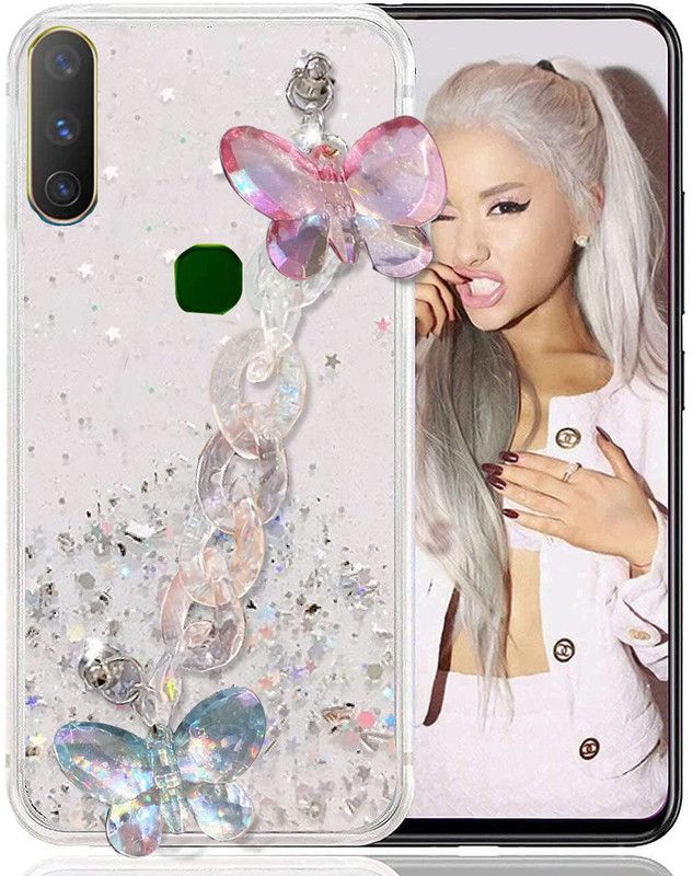 KC Back Cover for Vivo Y12, Vivo Y15  (Transparent, Cases with Holder, Silicon, Pack of: 1)