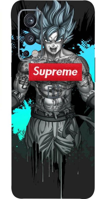 Mclaxa Dragon Goku Mobile Back Skin, Dragon Goku, One Plus Nord2 Mobile Skin  (Dragon Goku Skin With Super Matte Finish)