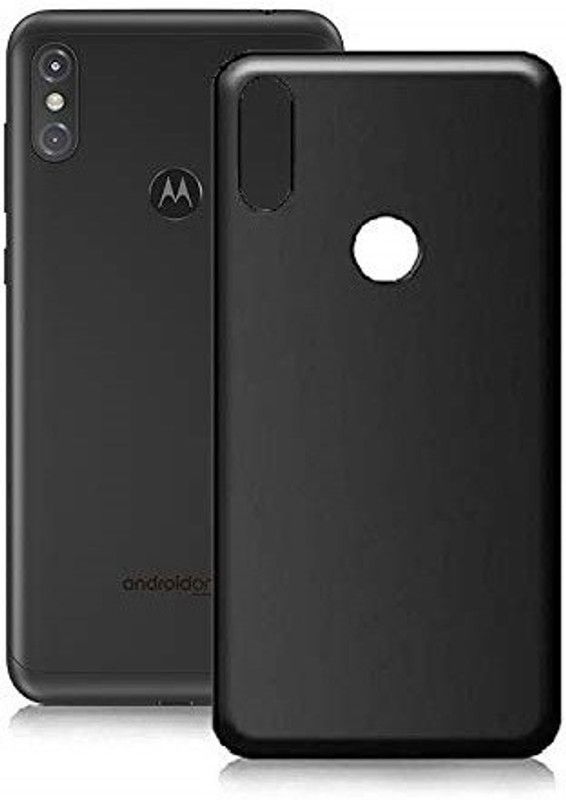 DSCASE Back Cover for Motorola Moto One Power  (Black, Shock Proof, Pack of: 1)