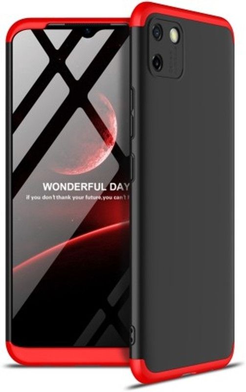 Cermarise Front & Back Case for Realme C11  (Red, Dual Protection, Pack of: 1)