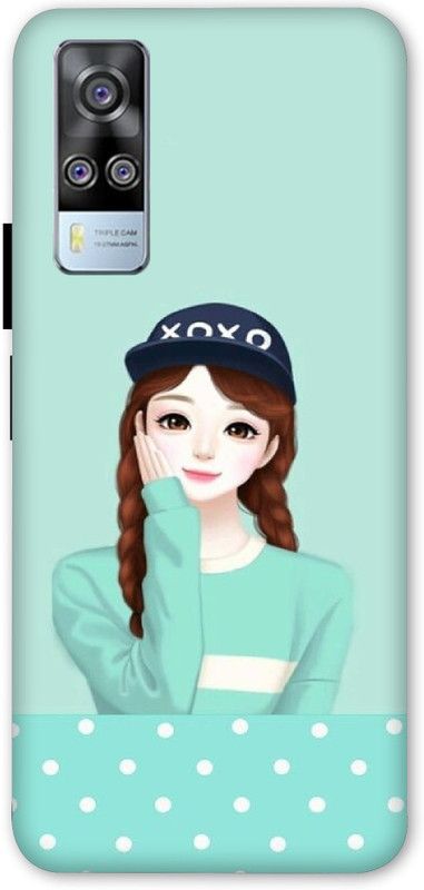 A1 Prints Back Cover for VIVO Y51  (Blue, Hard Case, Pack of: 1)