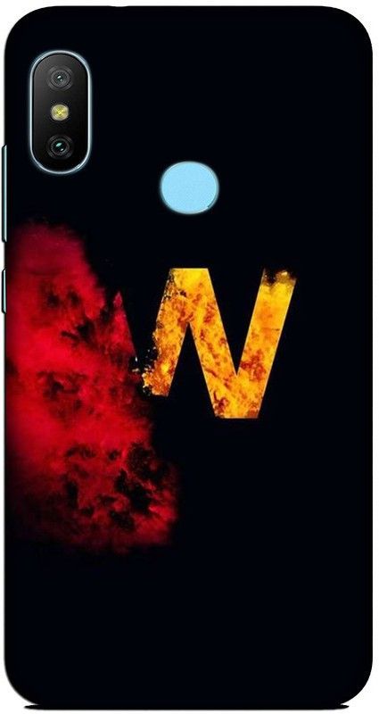 CROKIAN Back Cover for Redmi 6 Pro N Letter Back Cover  (Multicolor, Hard Case, Pack of: 1)