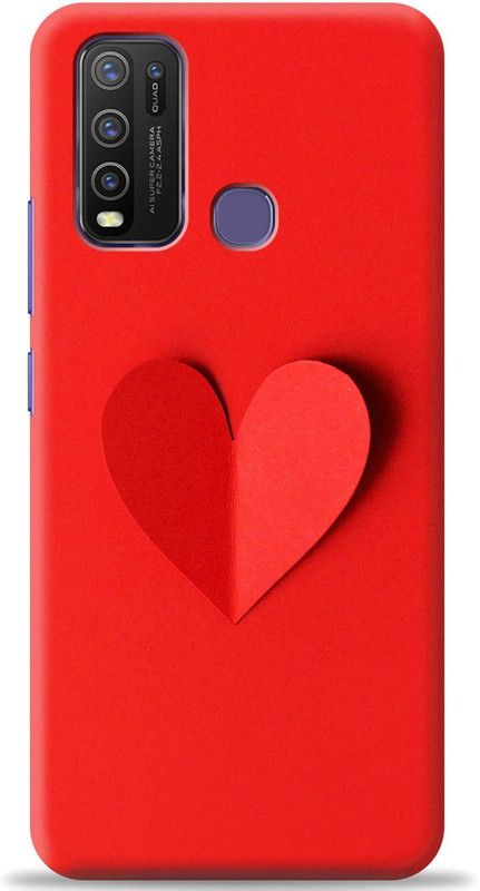 Crafter Back Cover for Vivo Y50  (Red, Shock Proof, Pack of: 1)