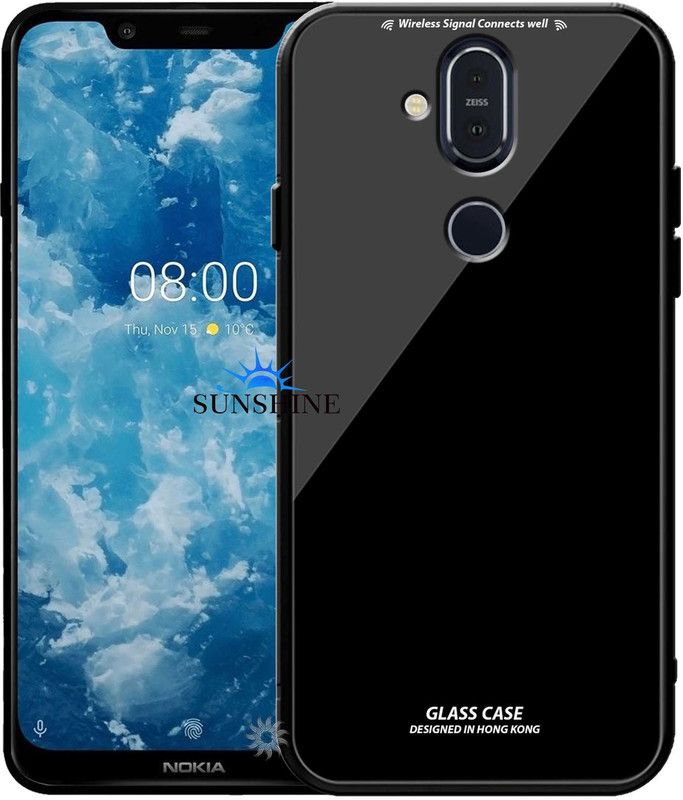 SUNSHINE Back Cover for NOKIA-7.1 PLUS 9H  (Black)